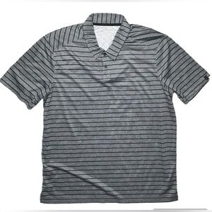 Oakley Men's Blackout Golf‎ Polo Shirt - Size XL - Gray/Black